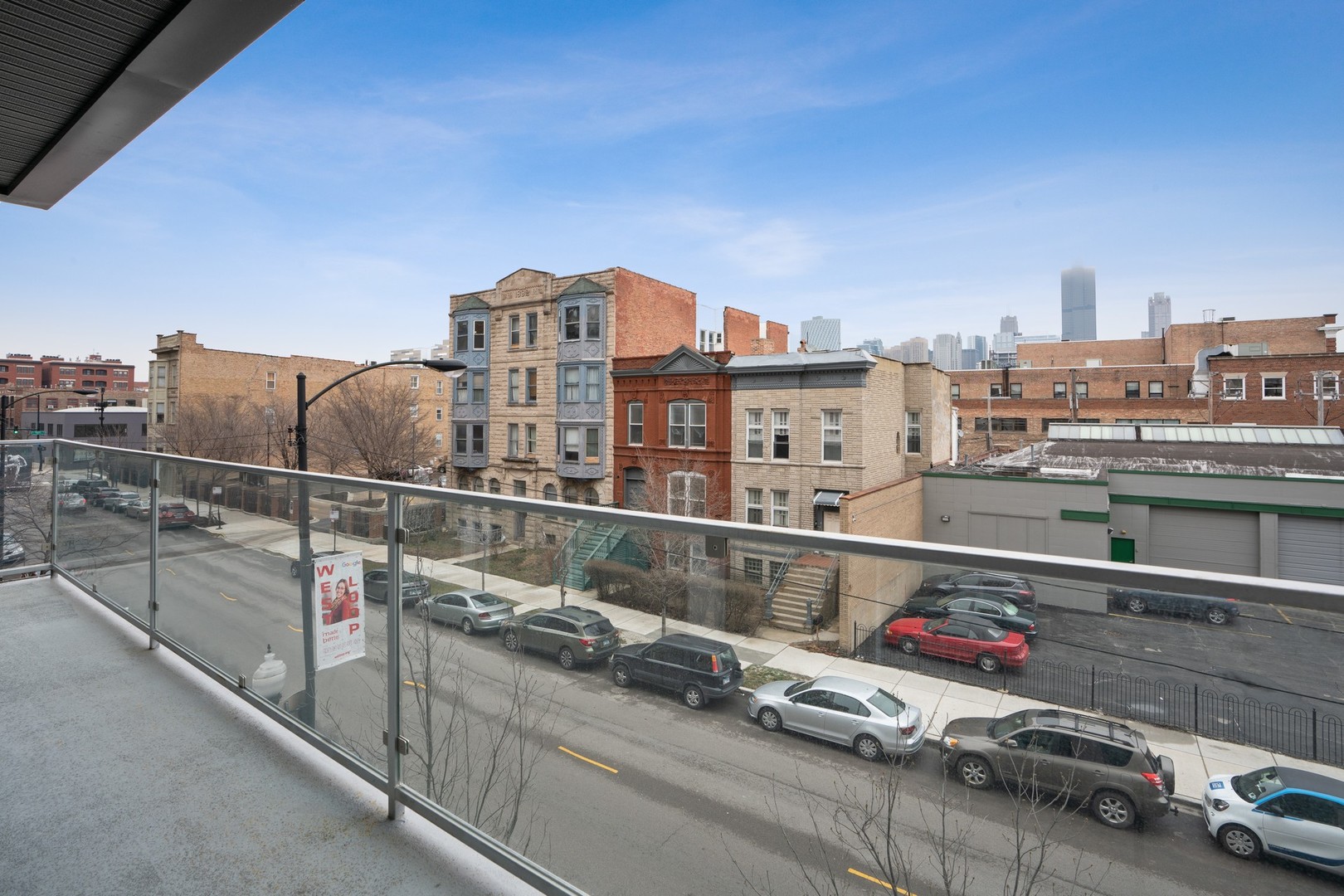 236 South Racine Avenue, Unit 304 Chicago, IL 60607 - Photo 22 of 23 a view of city from balcony