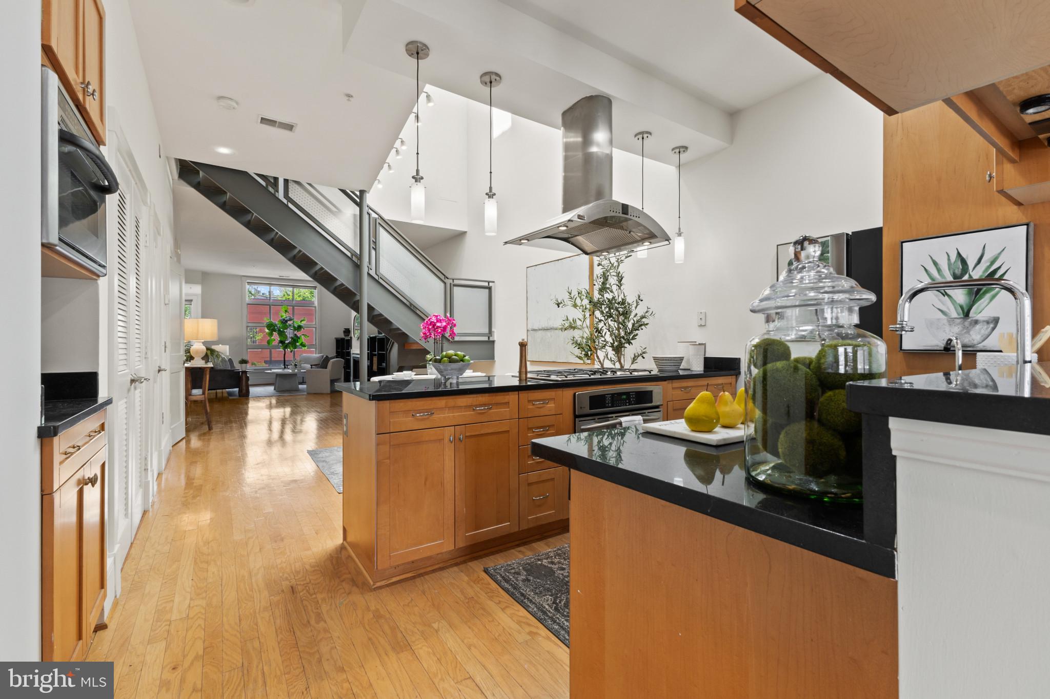 526 13th Street Southeast, Unit B Washington, DC 20003 - Photo 11 of 33 Modern kitchen with open layout charm.