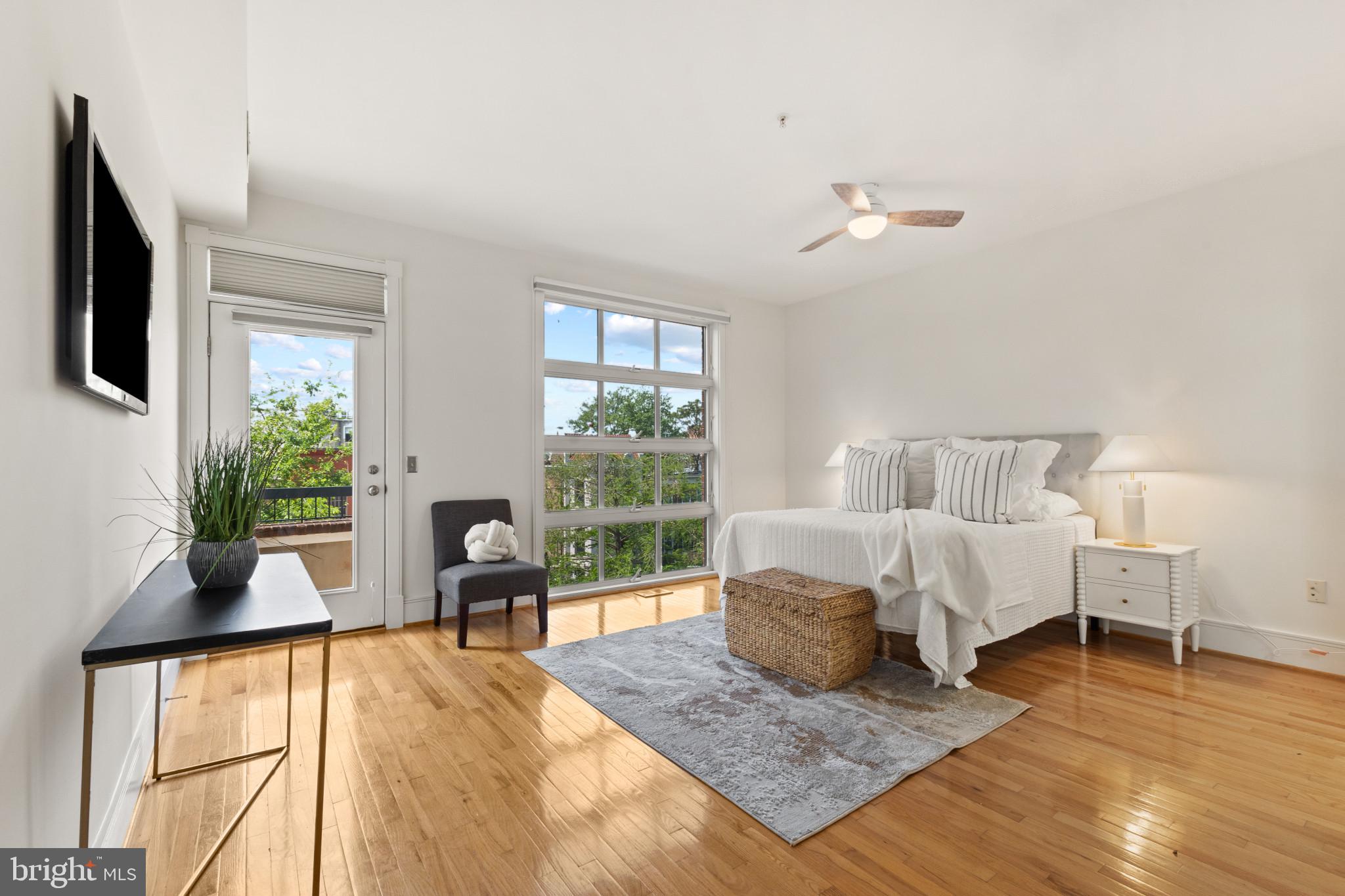 526 13th Street Southeast, Unit B Washington, DC 20003 - Photo 19 of 33 Bright and airy retreat with nature views.