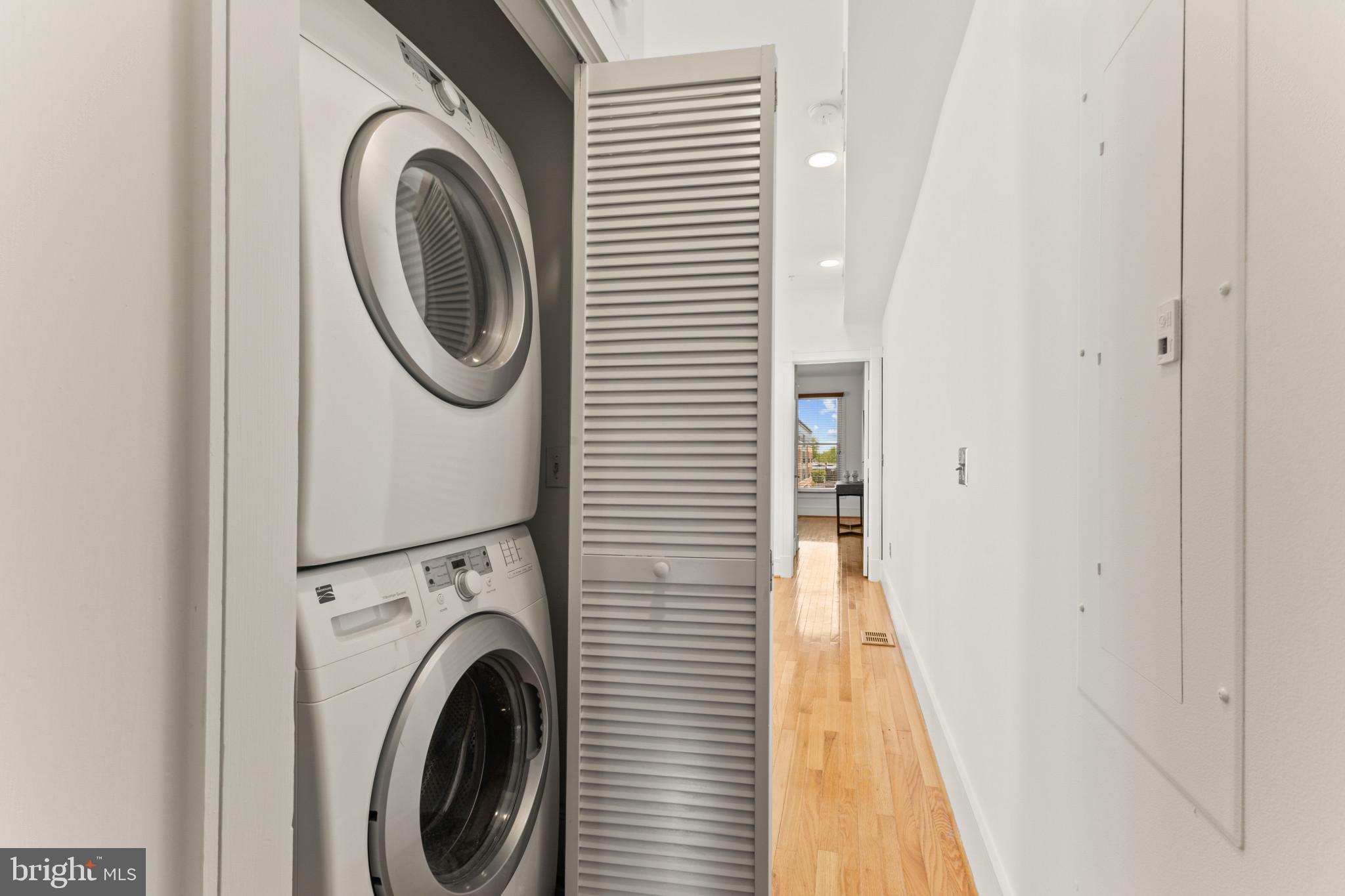 526 13th Street Southeast, Unit B Washington, DC 20003 - Photo 30 of 33 Efficient laundry nook in modern design.