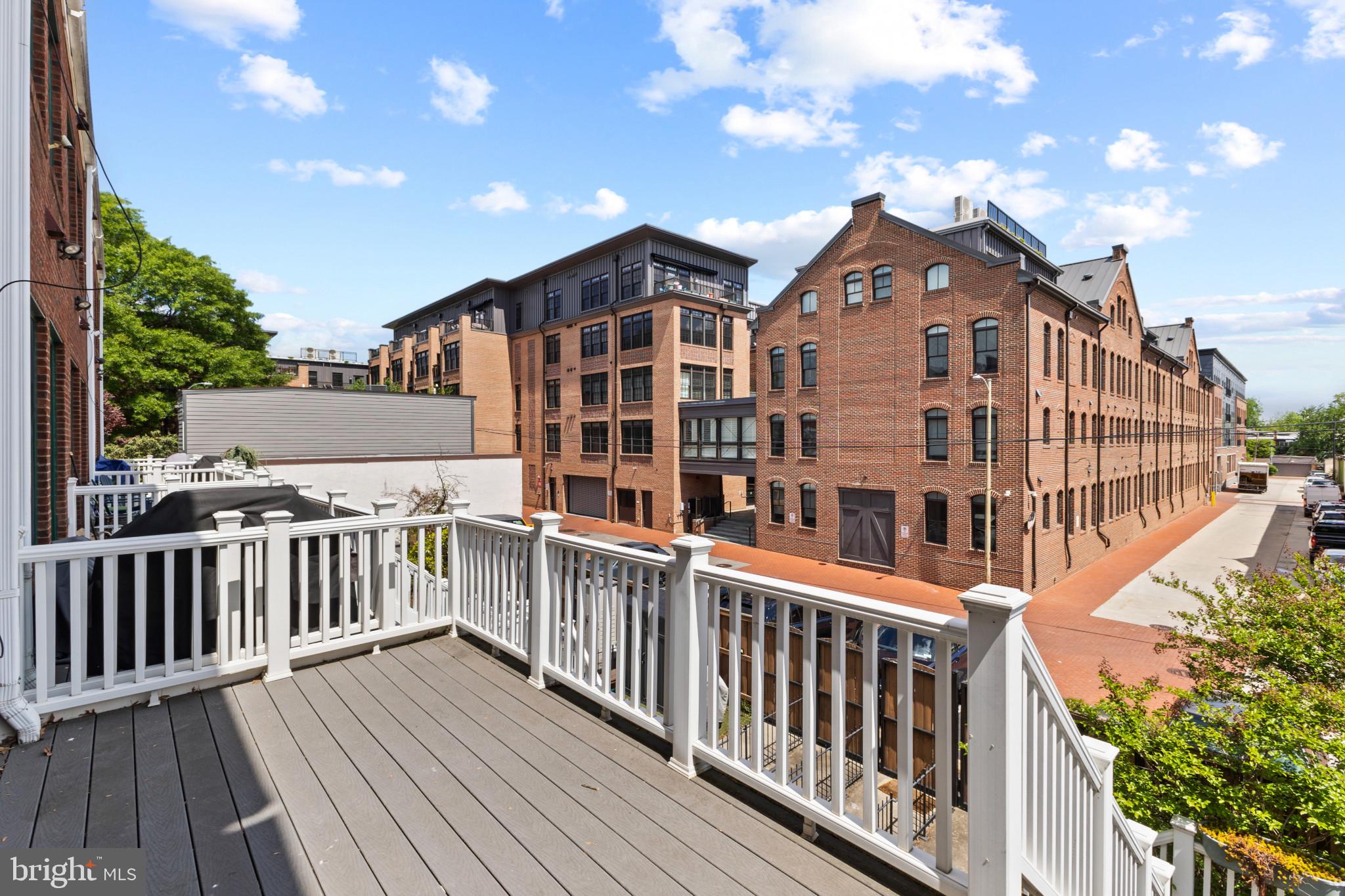 526 13th Street Southeast, Unit B Washington, DC 20003 - Photo 31 of 33 Charming urban view from the balcony.