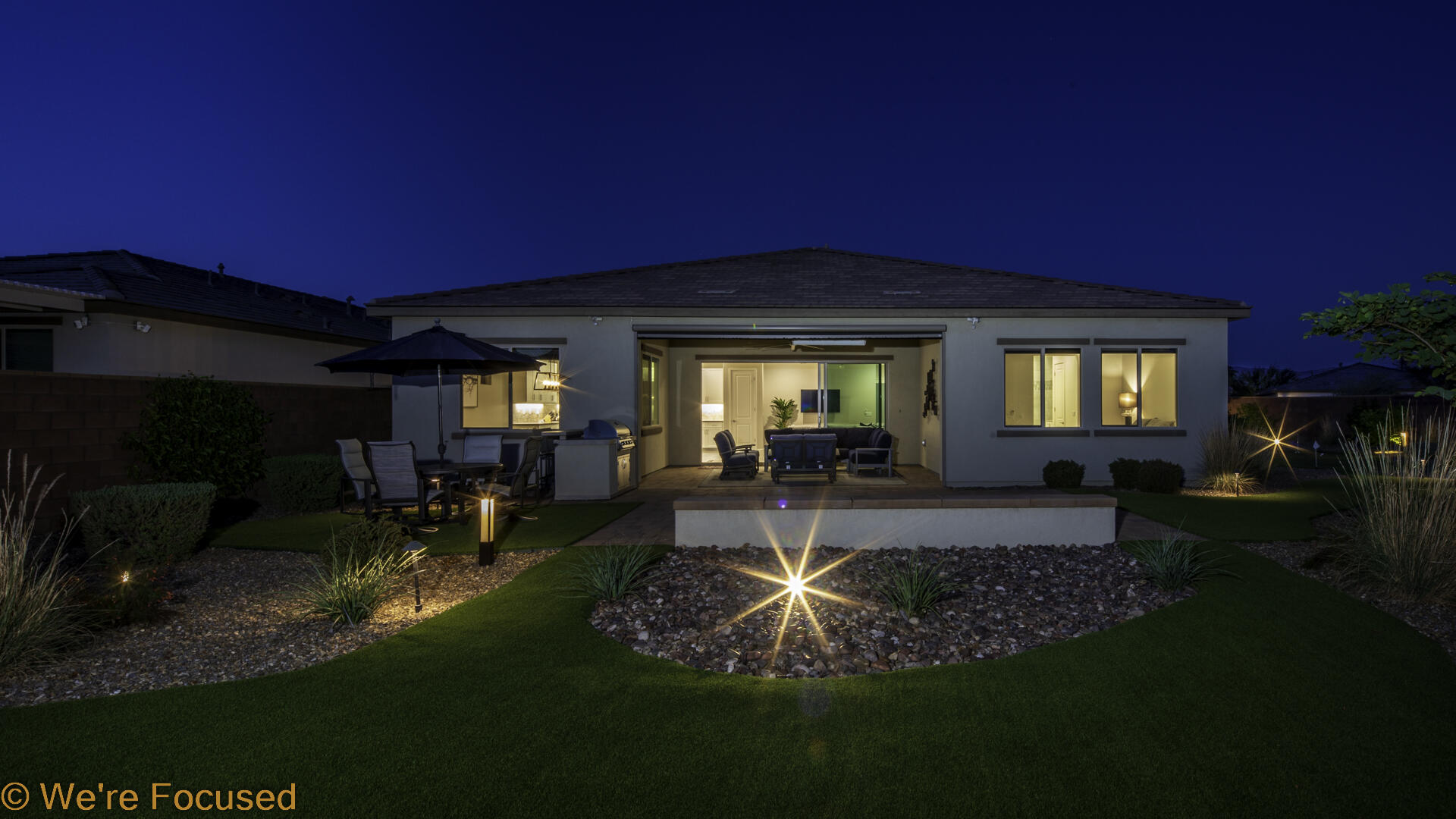 50845 Bee Canyon Drive Indio, CA 92201 - Photo 48 of 74 a view of a house with backyard porch and sitting area