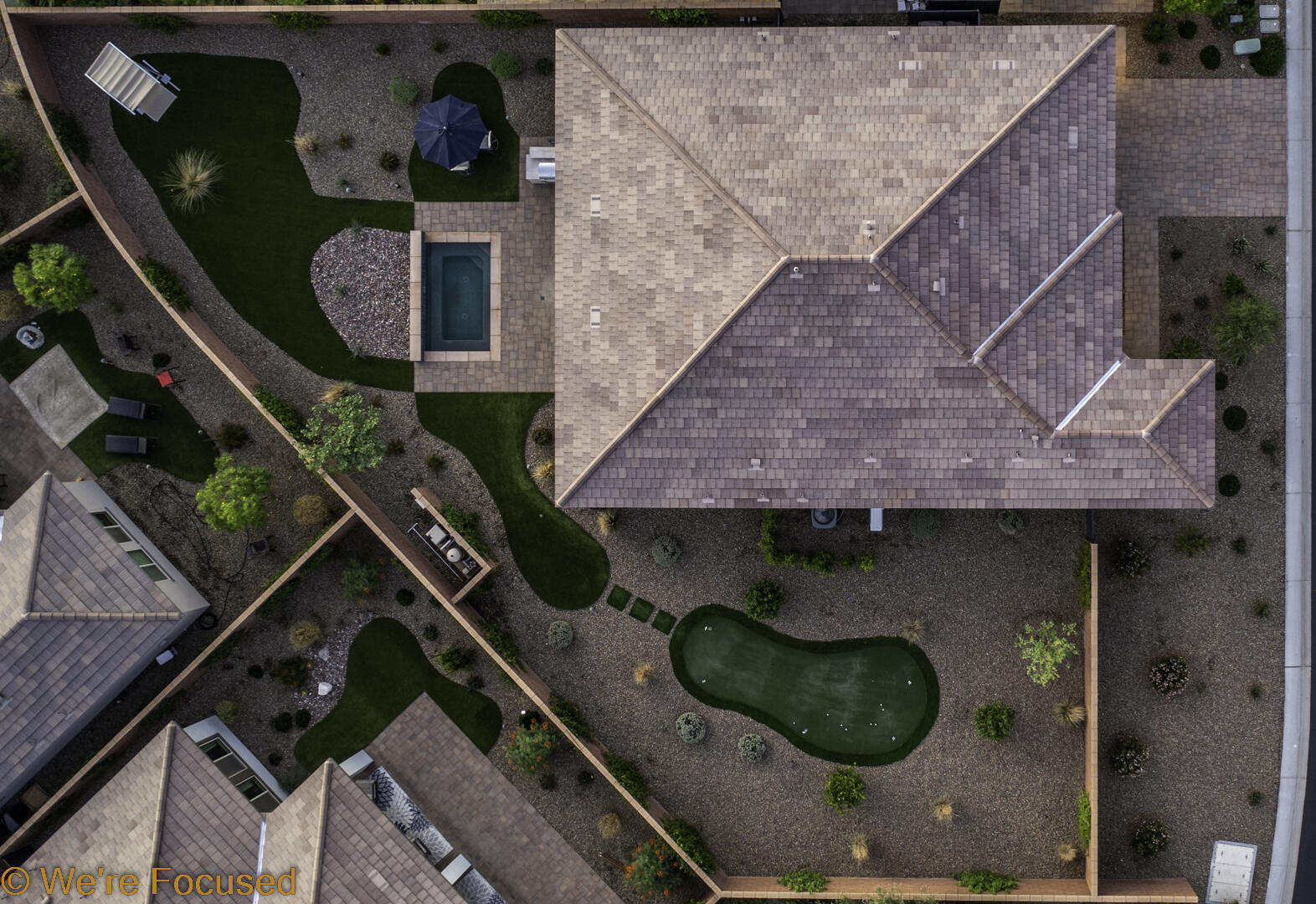 50845 Bee Canyon Drive Indio, CA 92201 - Photo 59 of 74 an aerial view of a house