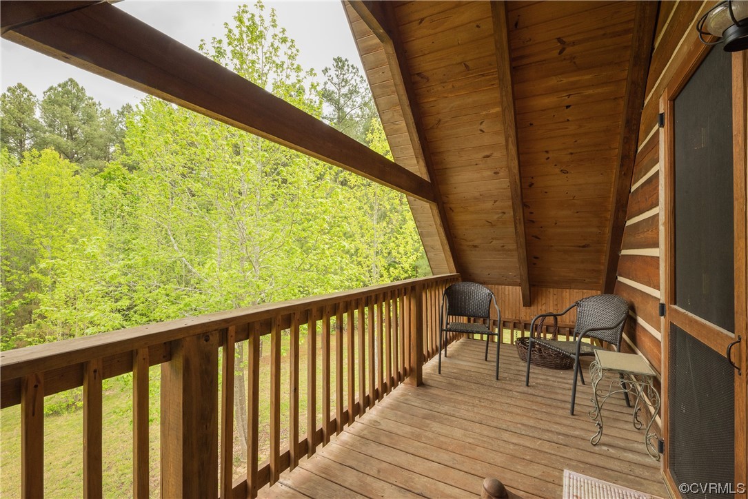 2095 Eureka Mill Road Keysville, VA 23947 - Photo 41 of 43 a view of balcony with furniture