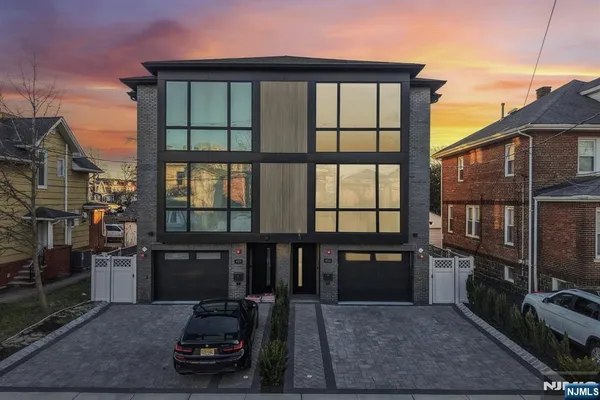 a car parked on the side of a street