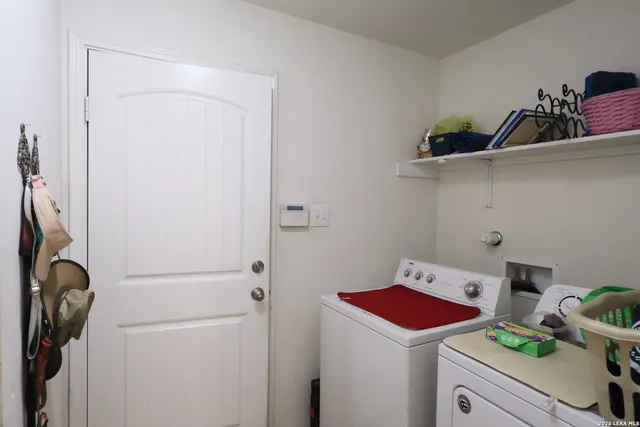 a room with storage and utility