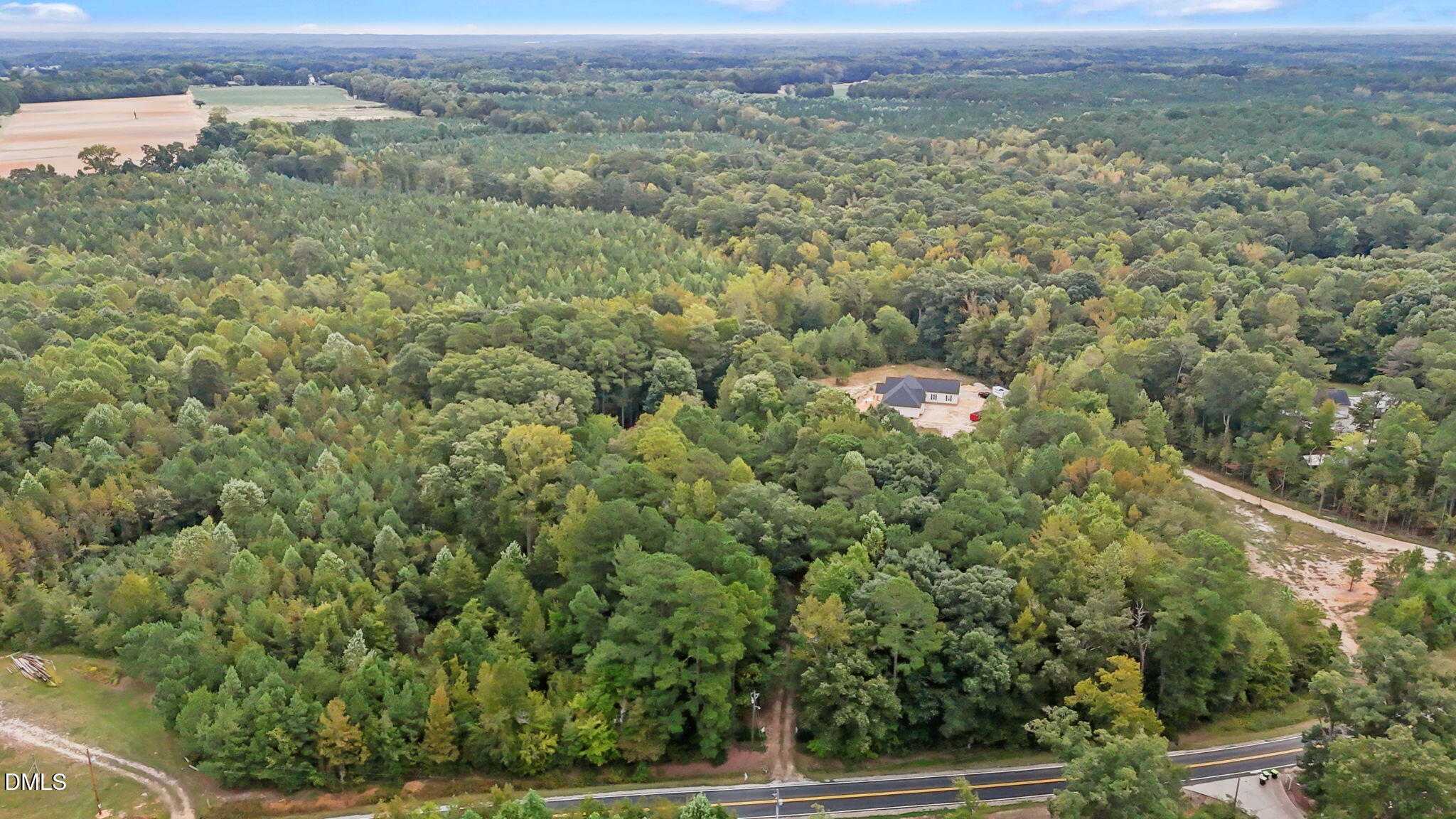 940 Richardson Road Zebulon, NC 27597 - Photo 49 of 54 Aerial driveway from Ricardson Rd