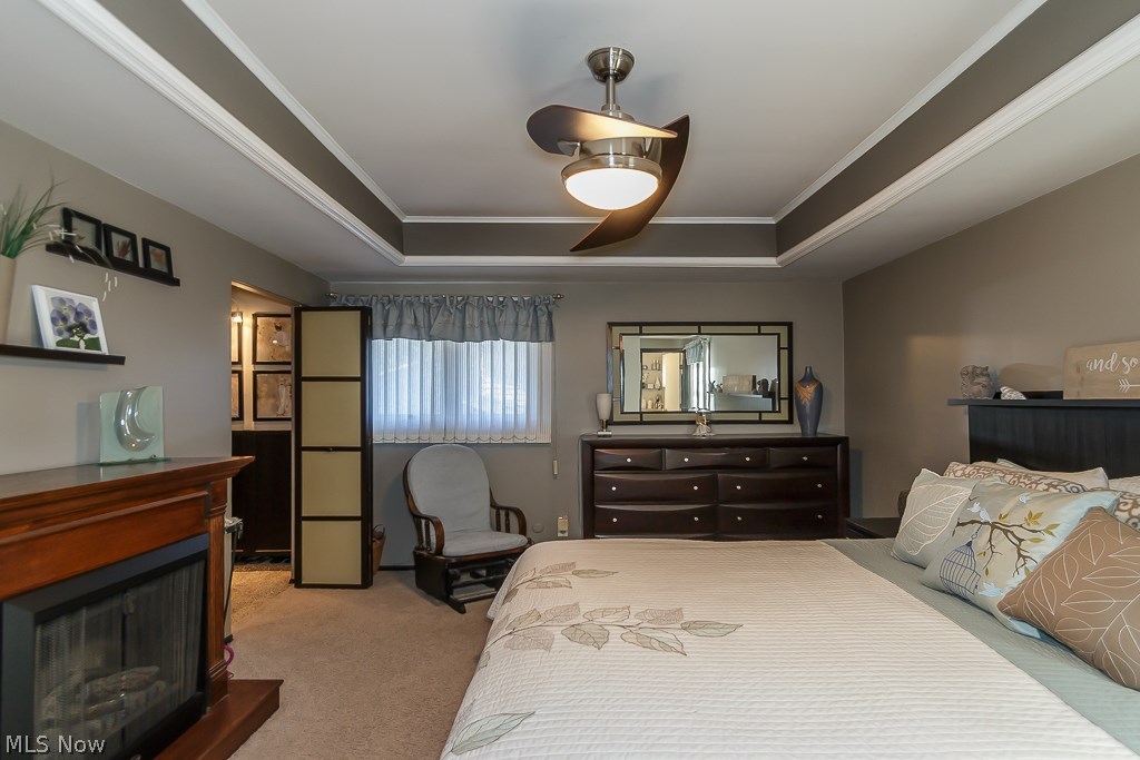 1023 Roland Road Lyndhurst, OH 44124 - Photo 20 of 33 Large Master Suite with tray ceiling.
