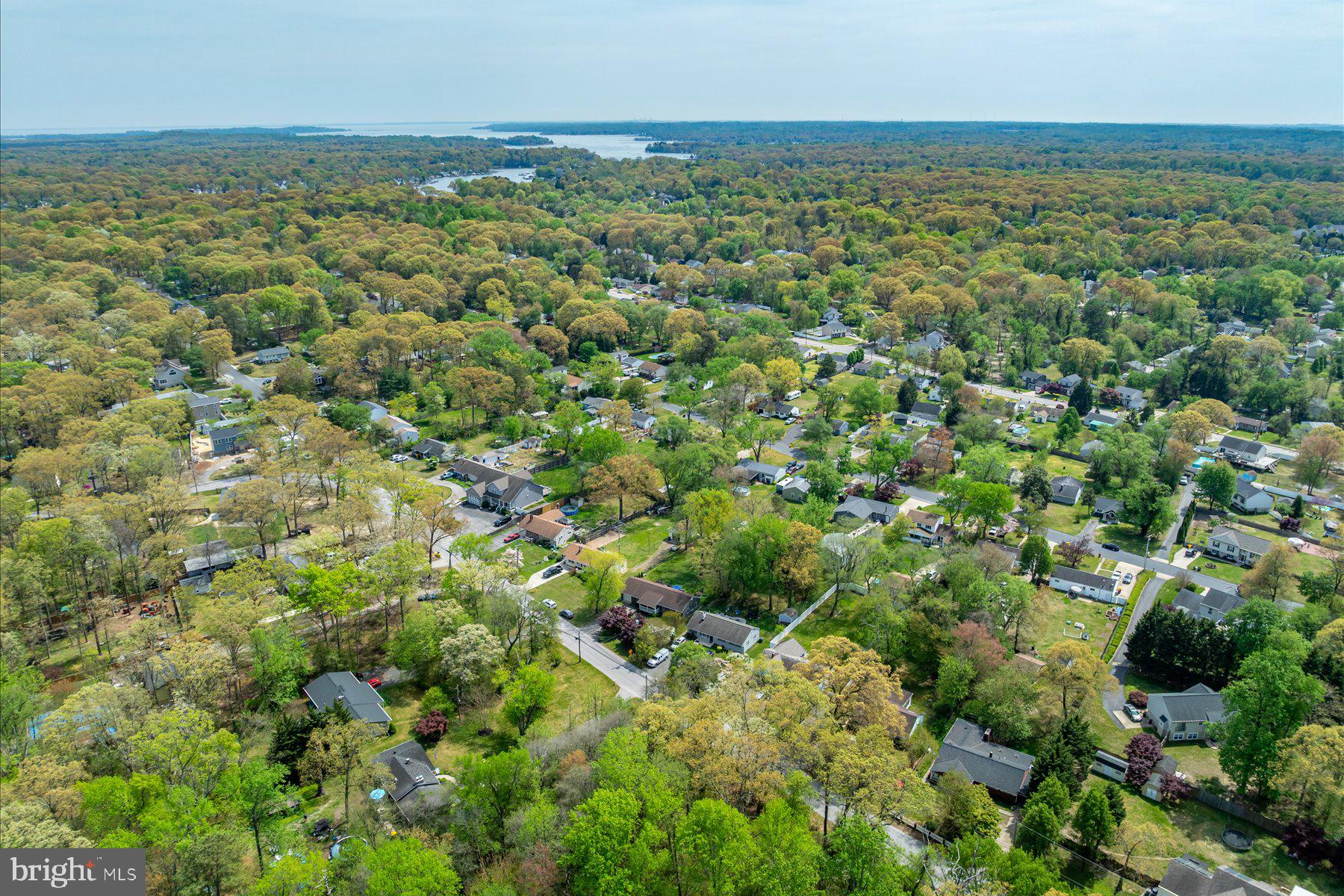 213 Old Magothy Bridge Road Pasadena, MD 21122 - Photo 31 of 31 an aerial view of residential houses with outdoor space and trees