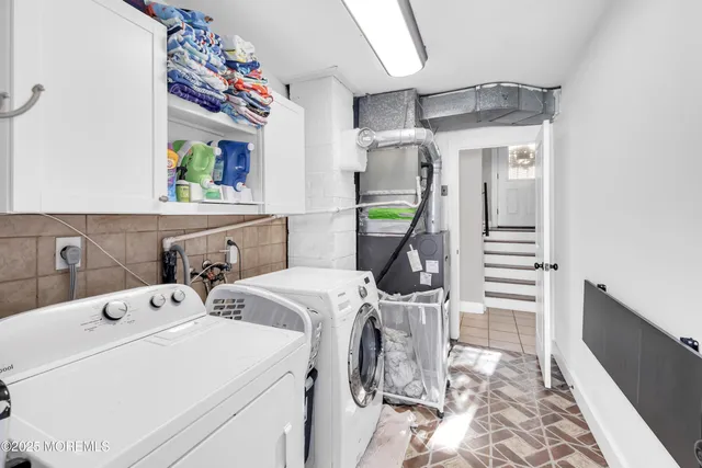 a view of a backyard with sitting area