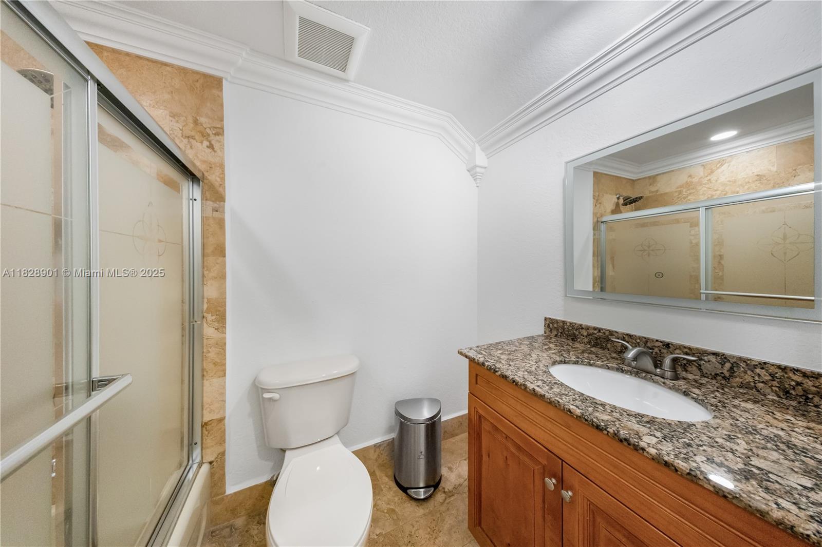 6102 Southwest 159th Court Miami, FL 33193 - Photo 13 of 44 Downstairs Bathroom with full shower