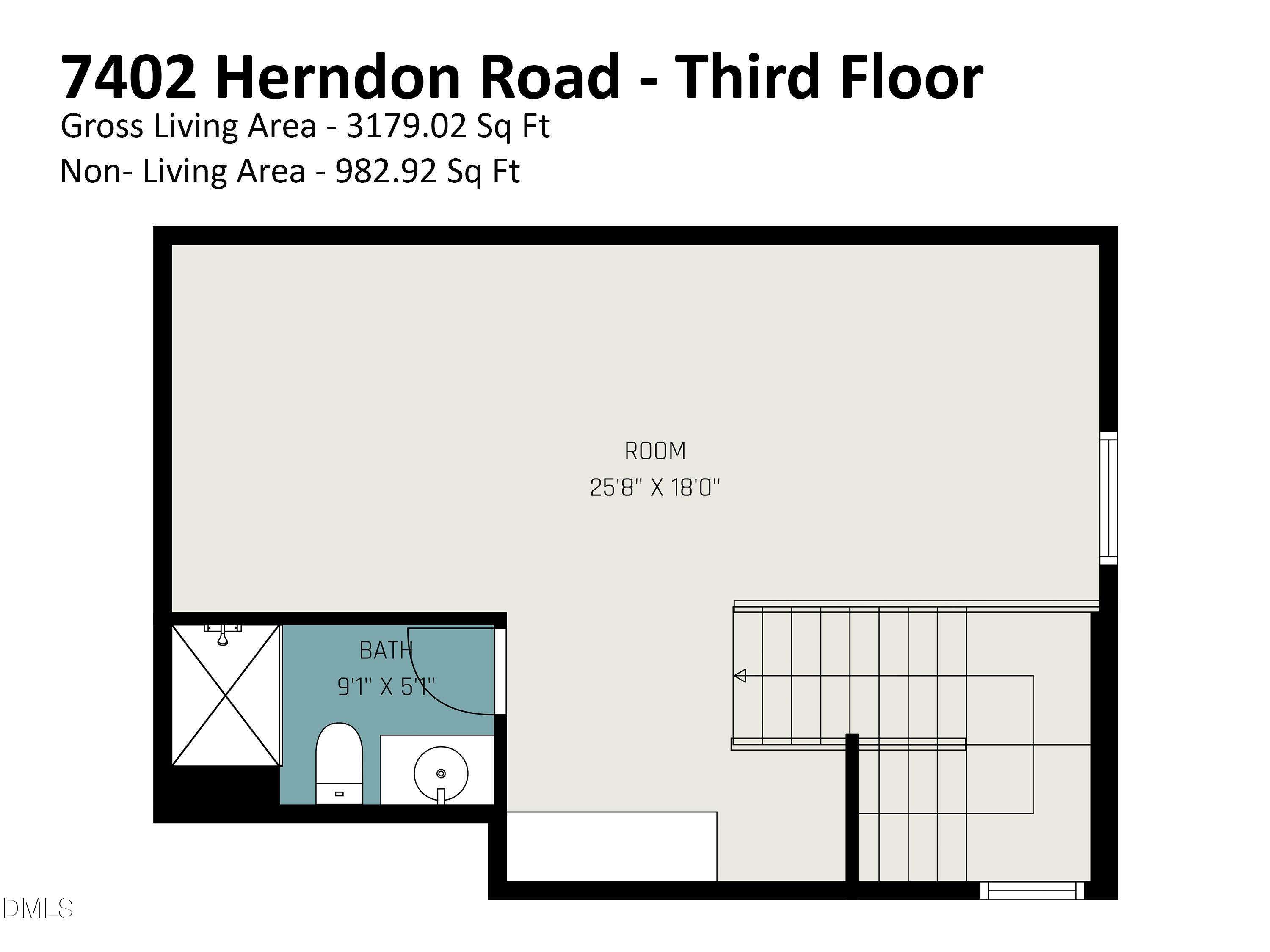 7402 Herndon Road Durham, NC 27713 - Photo 39 of 39 7402 Herndon Road - Third Floor