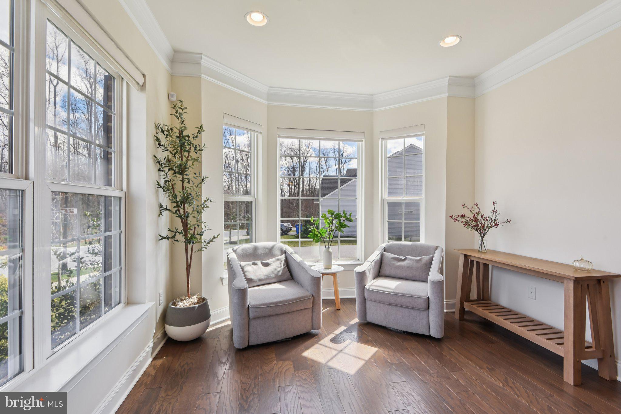 8616 Doves Fly Way Laurel, MD 20723 - Photo 3 of 10 living room with bay window