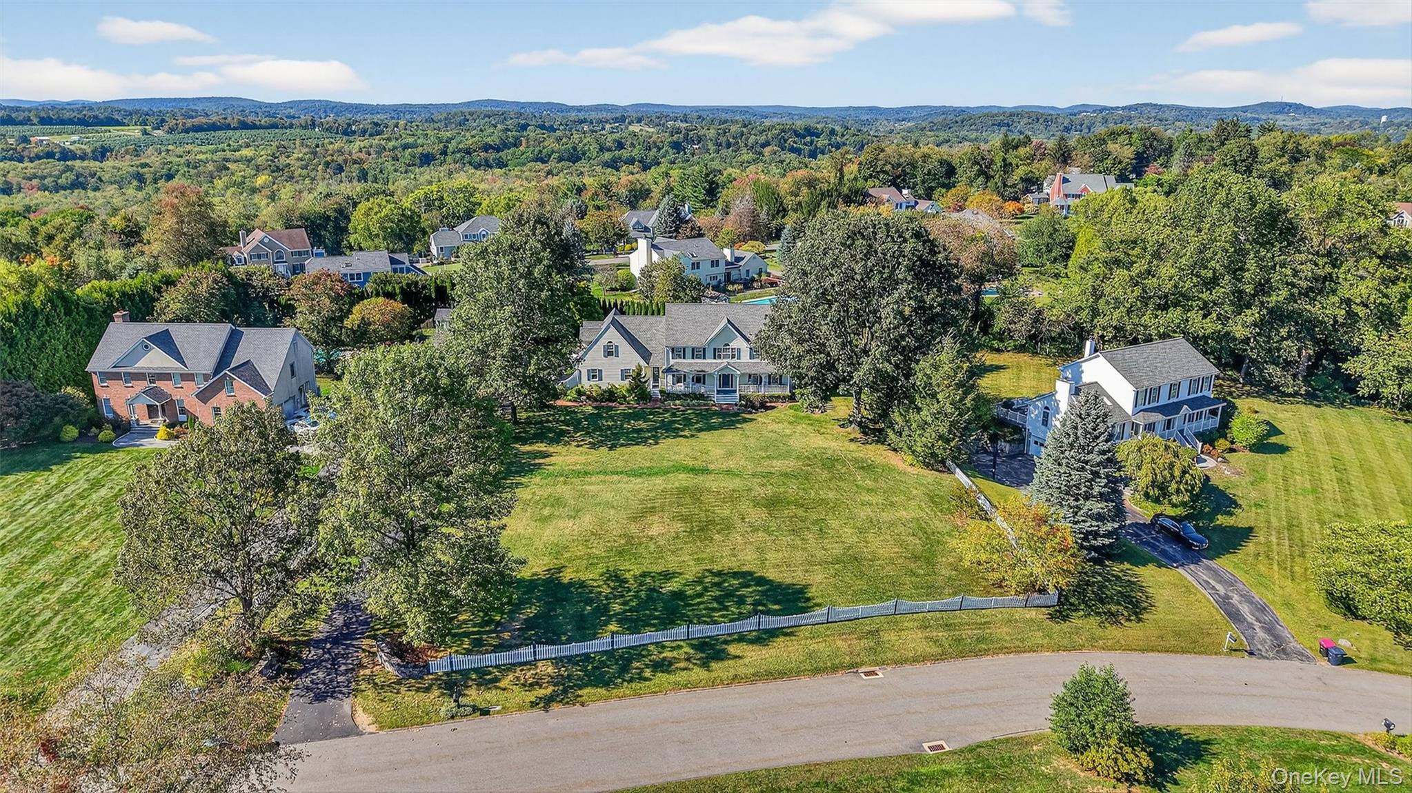 8 Cale Road Amawalk, NY 10501 - Photo 45 of 47 an aerial view of residential houses with outdoor space and trees