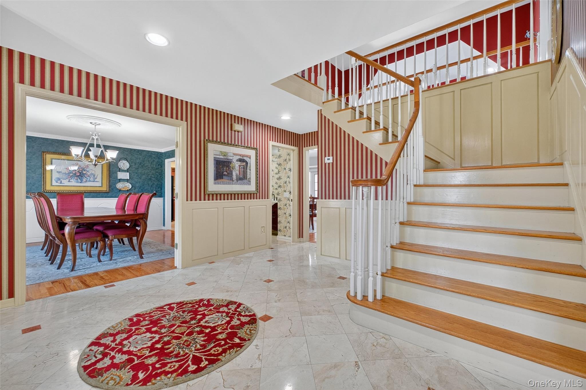 8 Cale Road Amawalk, NY 10501 - Photo 5 of 47 a view of entryway with dining room and stairs