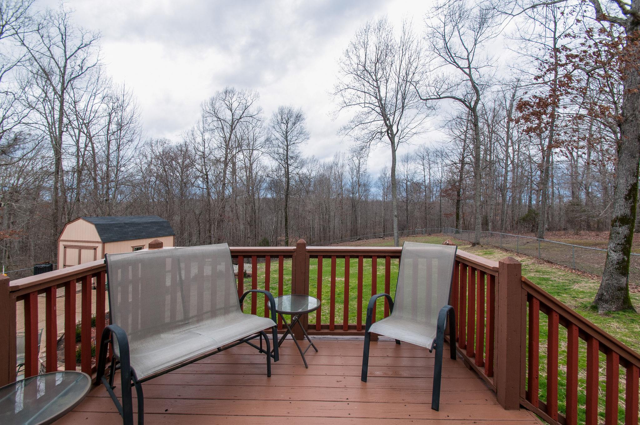 1452 White Bluff Road White Bluff, TN 37187 - Photo 3 of 28 Newly refinished deck overlooks your private back yard.