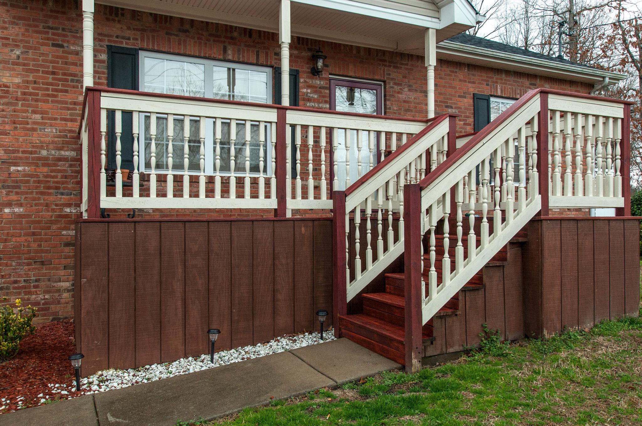 1452 White Bluff Road White Bluff, TN 37187 - Photo 4 of 28 Freshly stained front deck.