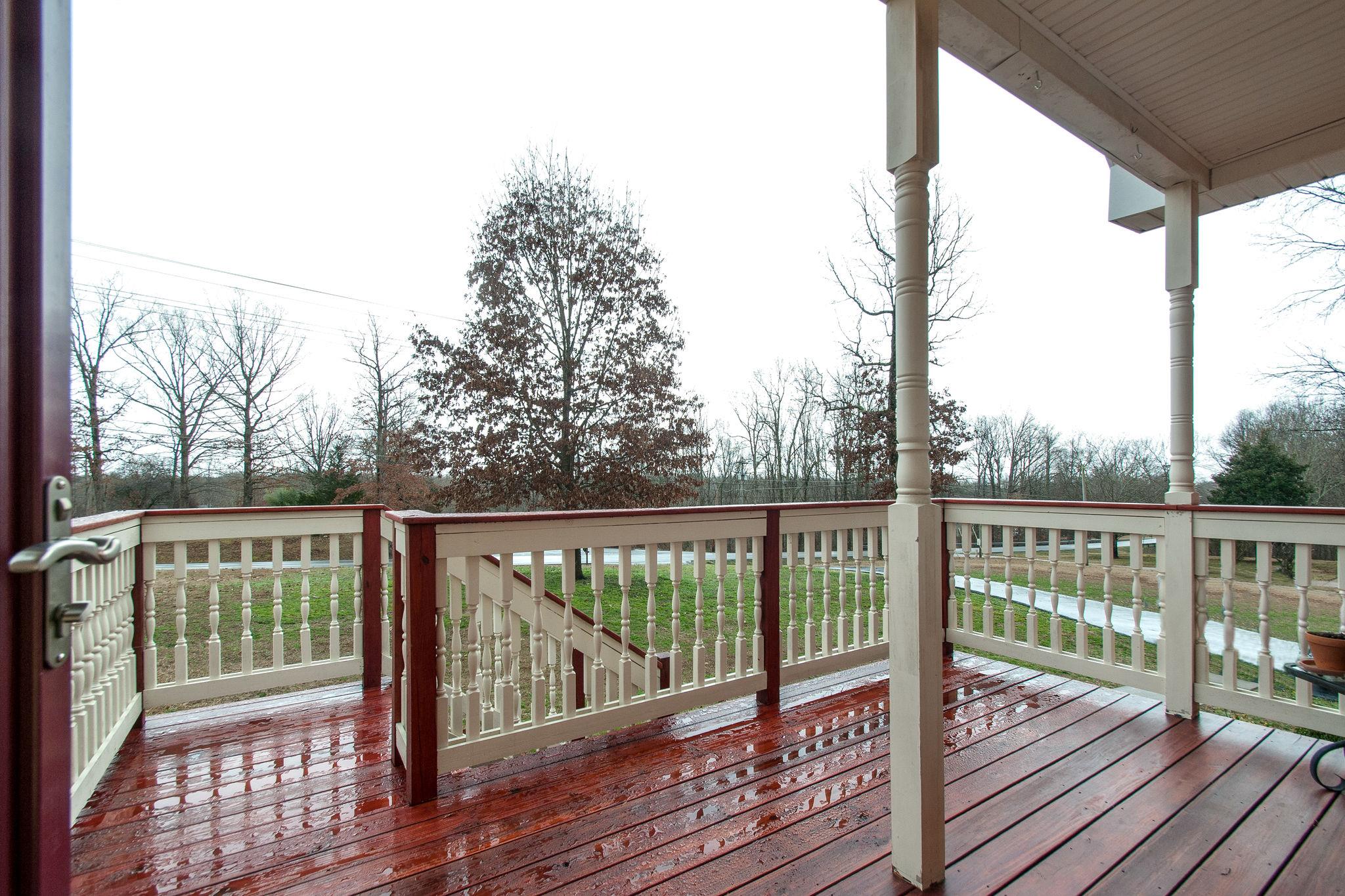 1452 White Bluff Road White Bluff, TN 37187 - Photo 5 of 28 It was a rainy day, but this deck is perfect for relaxing and feeling the Spring breezes blow. So many places to enjoy nature!