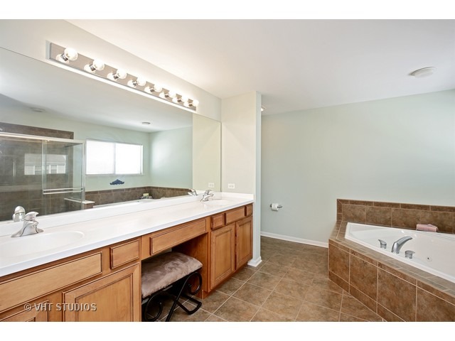 322 Monument Road Elgin, IL 60124 - Photo 12 of 15 a bathroom with a sink and a mirror
