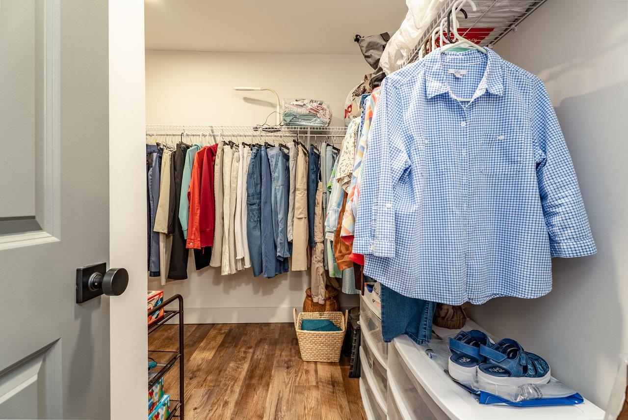 30 Field Court Bridgewater, VA 22812 - Photo 45 of 65 a view of walk in closet with clothes and shoes