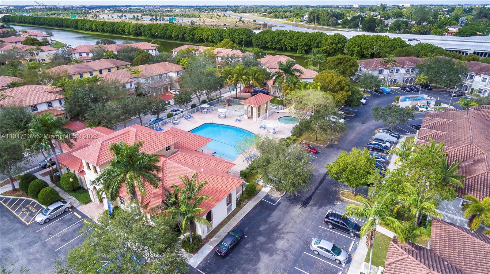 4971 Southwest 140th Terrace, Unit 6 Miramar, FL 33027 - Photo 19 of 24 an aerial view of a