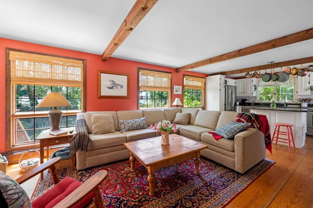 3 E Road Marblehead, MA 01945 - Photo 6 of 17 a living room with furniture and a large window