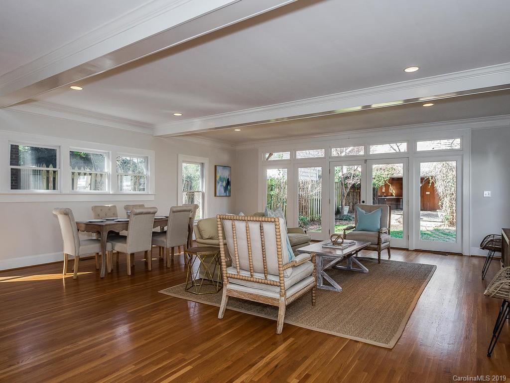 1614 Park Road Charlotte, NC 28203 - Photo 10 of 28 a living room with furniture wooden floor and a table