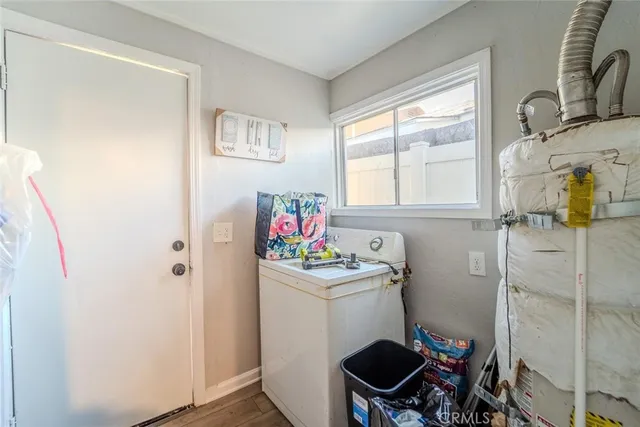 a room with storage and utility