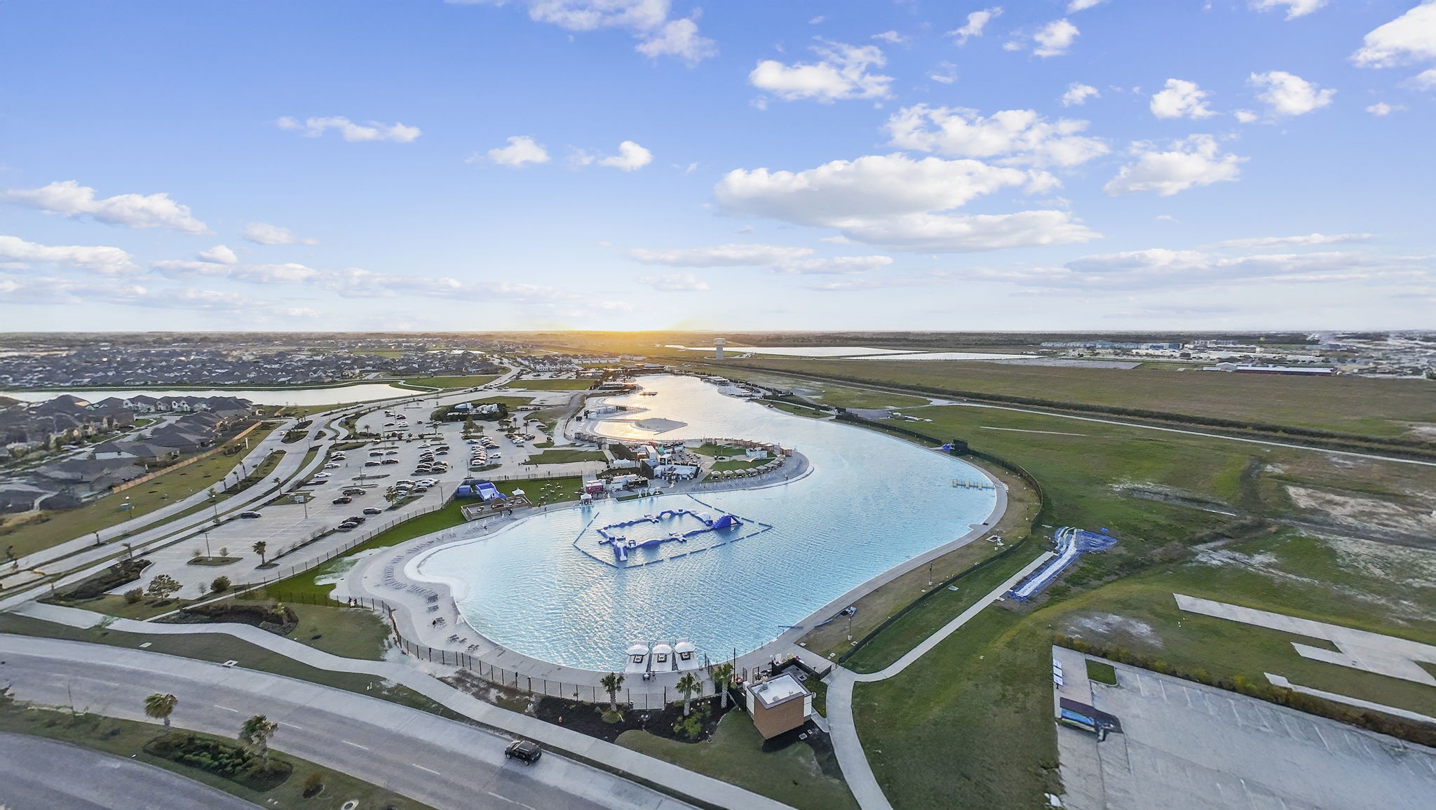 3305 Bolt Rope Drive Texas City, TX 77568 - Photo 30 of 30 a view of a lake from a balcony