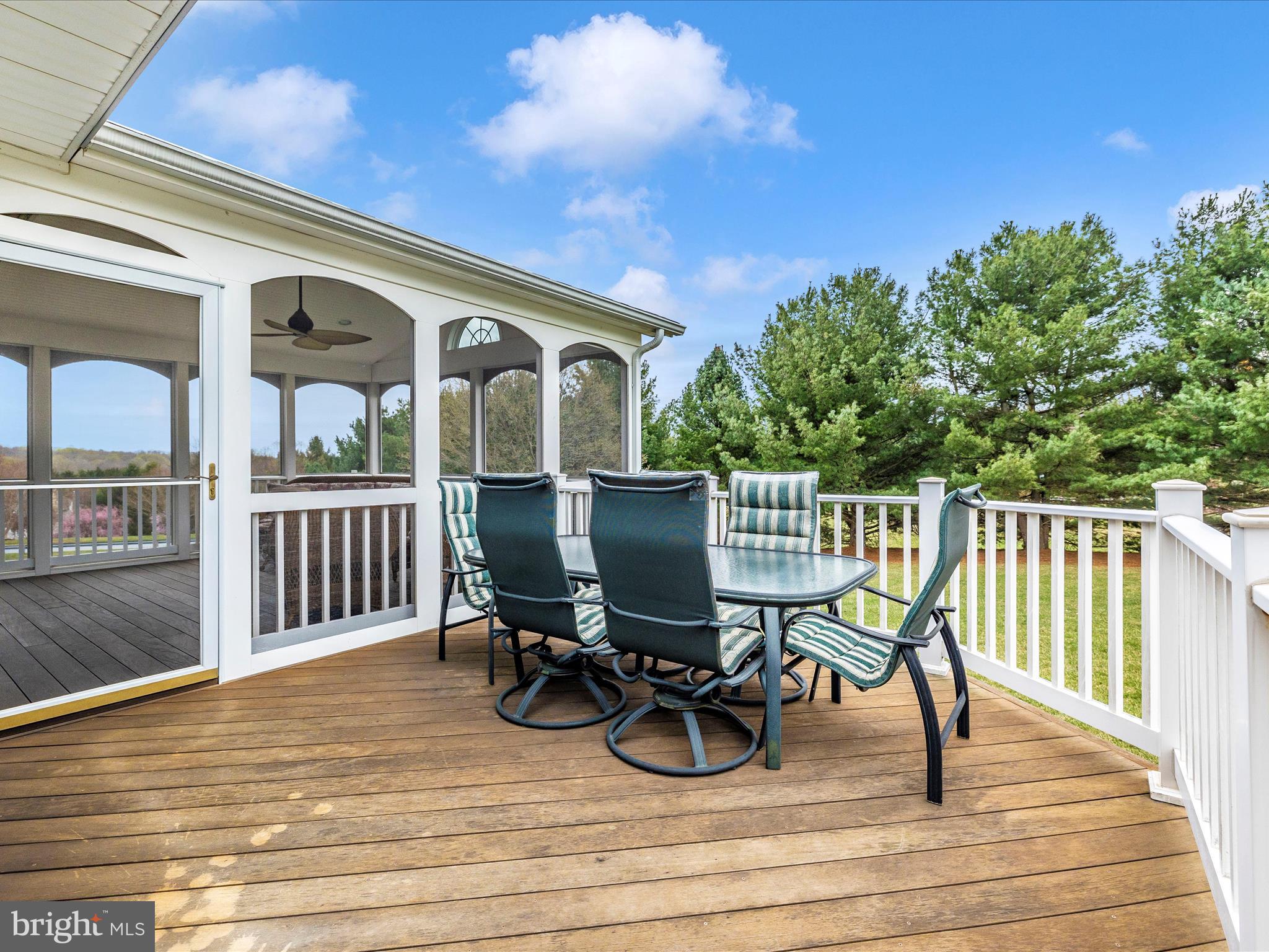 4945 Jalmia Road Mount Airy, MD 21771 - Photo 39 of 45 a view of a house with wooden deck outdoor seating