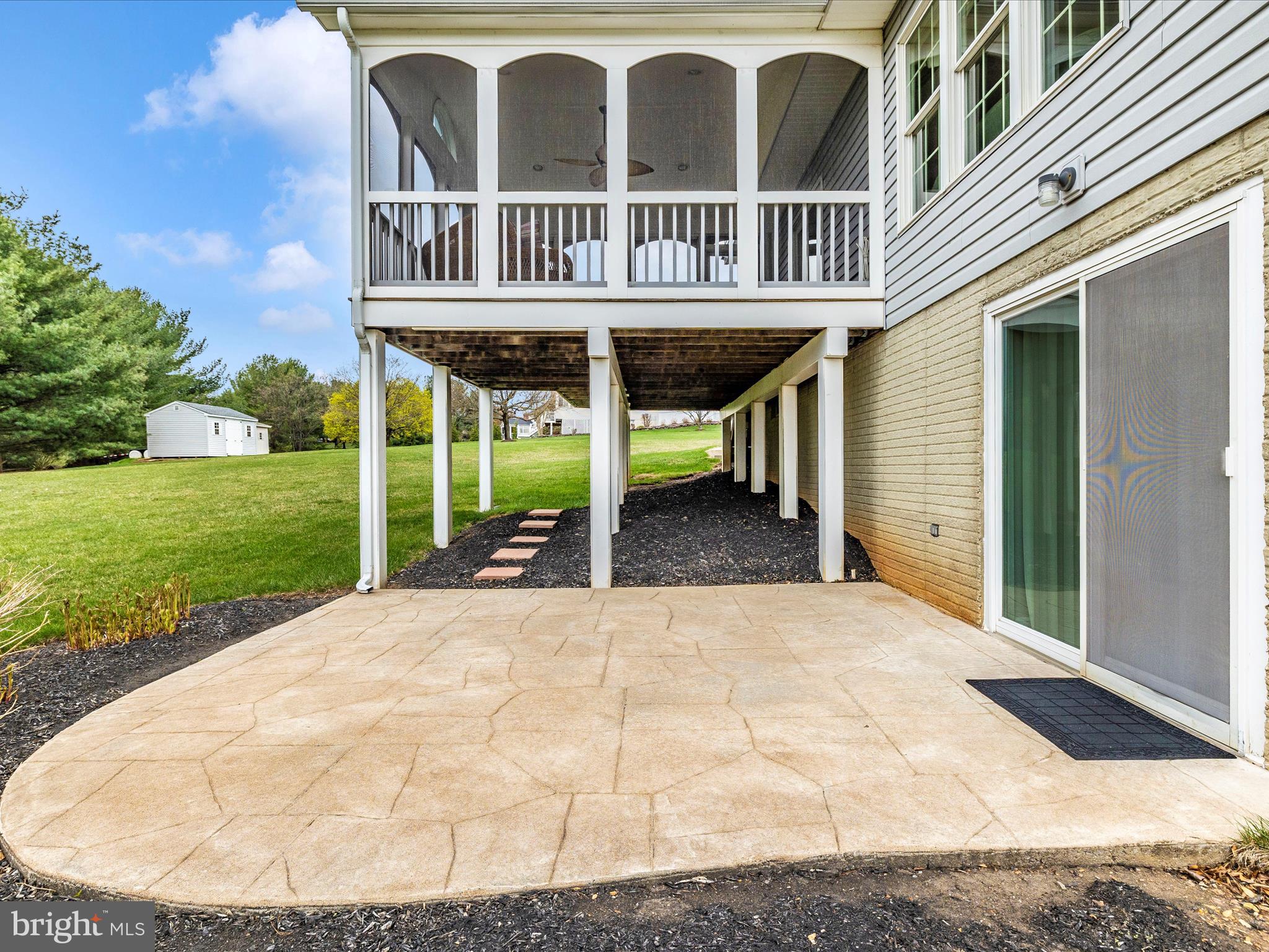 4945 Jalmia Road Mount Airy, MD 21771 - Photo 40 of 45 a view of a house with backyard and porch