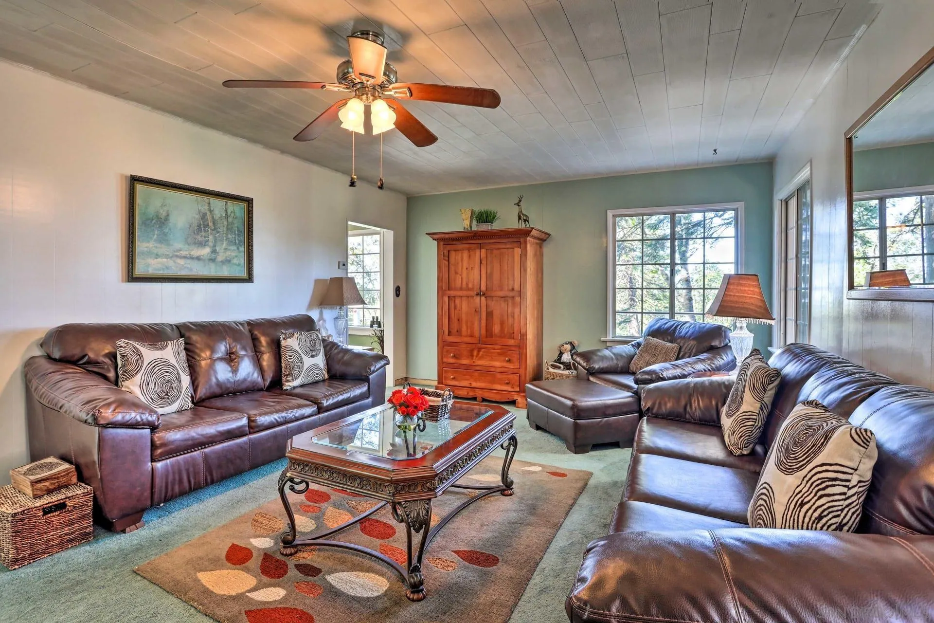 23984 Skyland Drive Crestline, CA 92325 - Photo 10 of 35 a living room with furniture and a large window