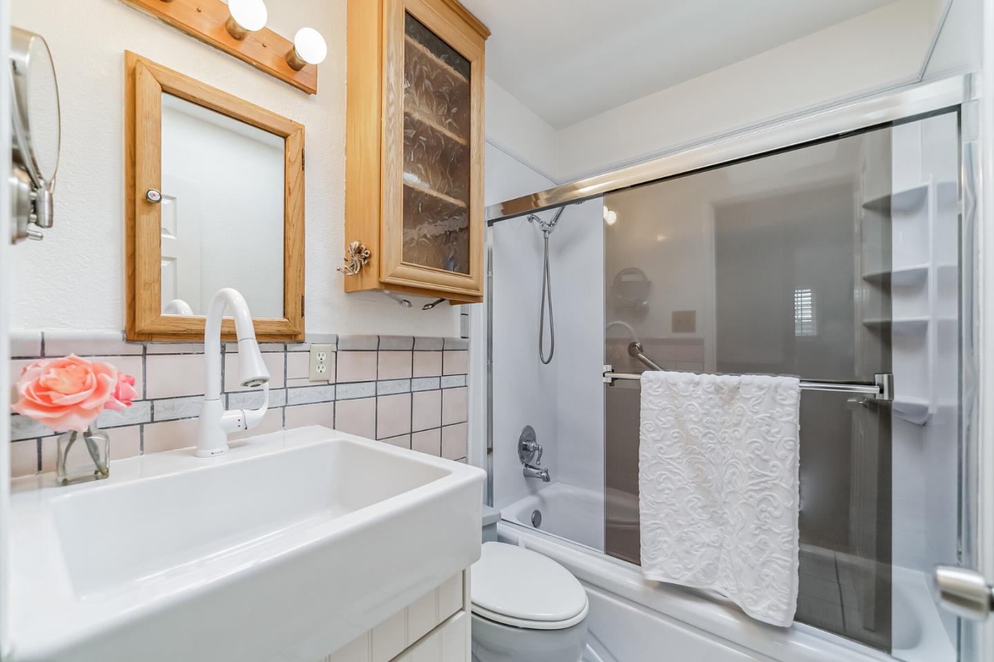 2933 Hardeman Street Hayward, CA 94541 - Photo 14 of 35 a bathroom with a sink toilet and shower