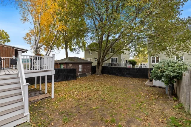 a house view with a garden space