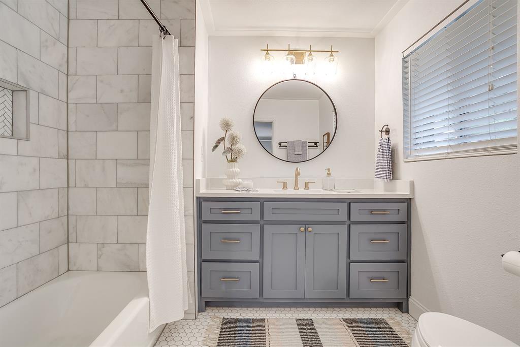 4316 West Clayton Road Fort Worth, TX 76116 - Photo 27 of 37 Updated primary bath with premium finishes