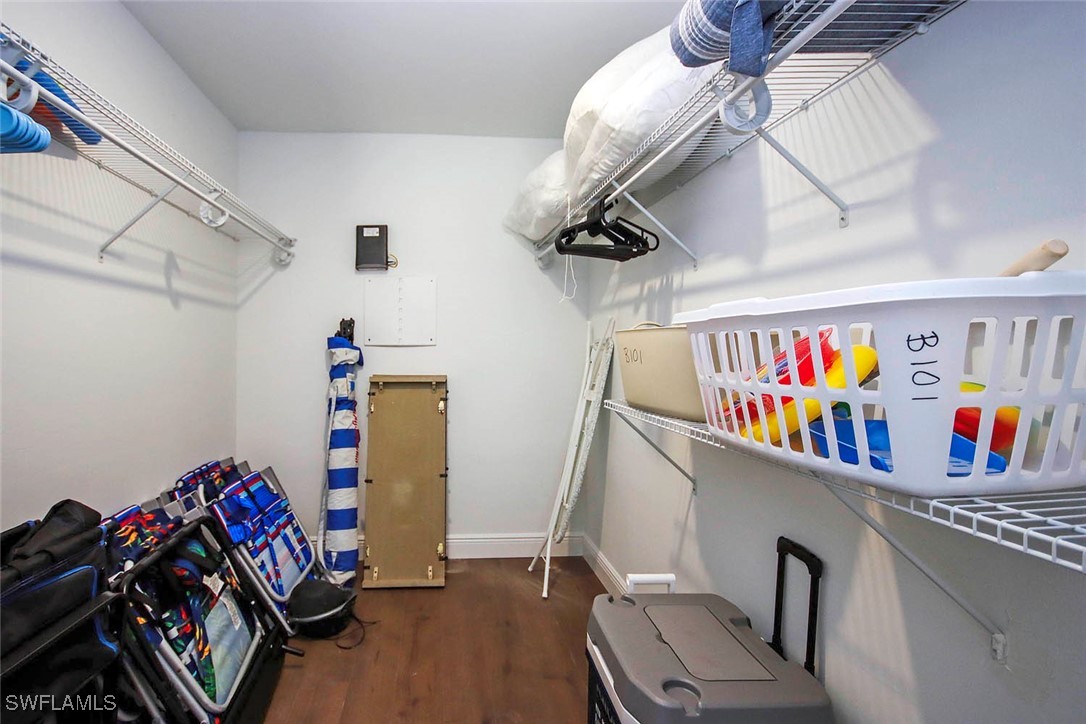5117 Sea Bell Road, Unit B101 Sanibel, FL 33957 - Photo 12 of 23 a view of a room with lots of stuff and hardwood floor