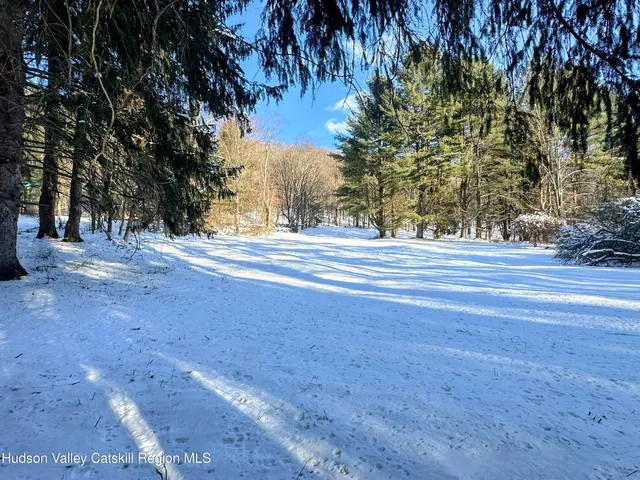 a house with trees in front of it