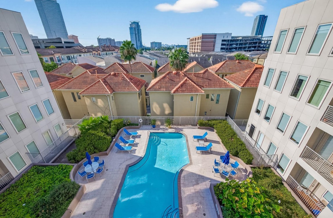 505 Jackson Hill Street, Unit 206 Houston, TX 77007 - Photo 32 of 35 a aerial view of a city