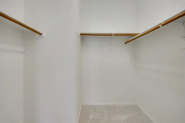 a close up view of racks on the wall