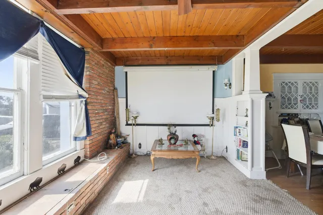 a room with musical instruments