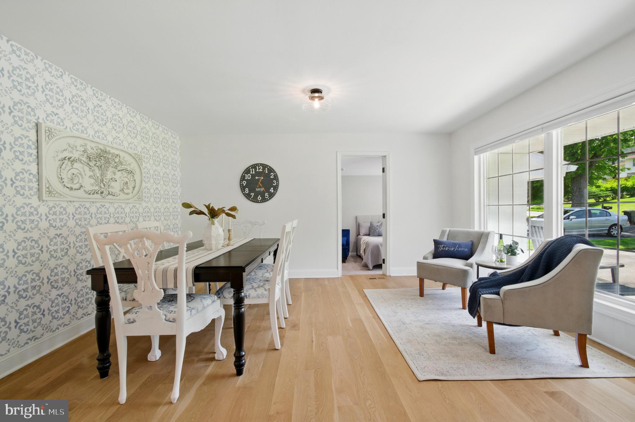 3633 Valley Road Ellicott City, MD 21042 - Photo 28 of 72 a view of a dining room with furniture and wooden floor