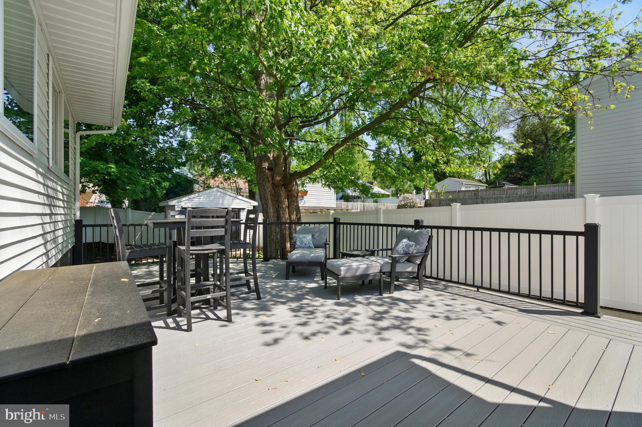 3633 Valley Road Ellicott City, MD 21042 - Photo 53 of 72 a view of roof deck with wooden floor and seating space
