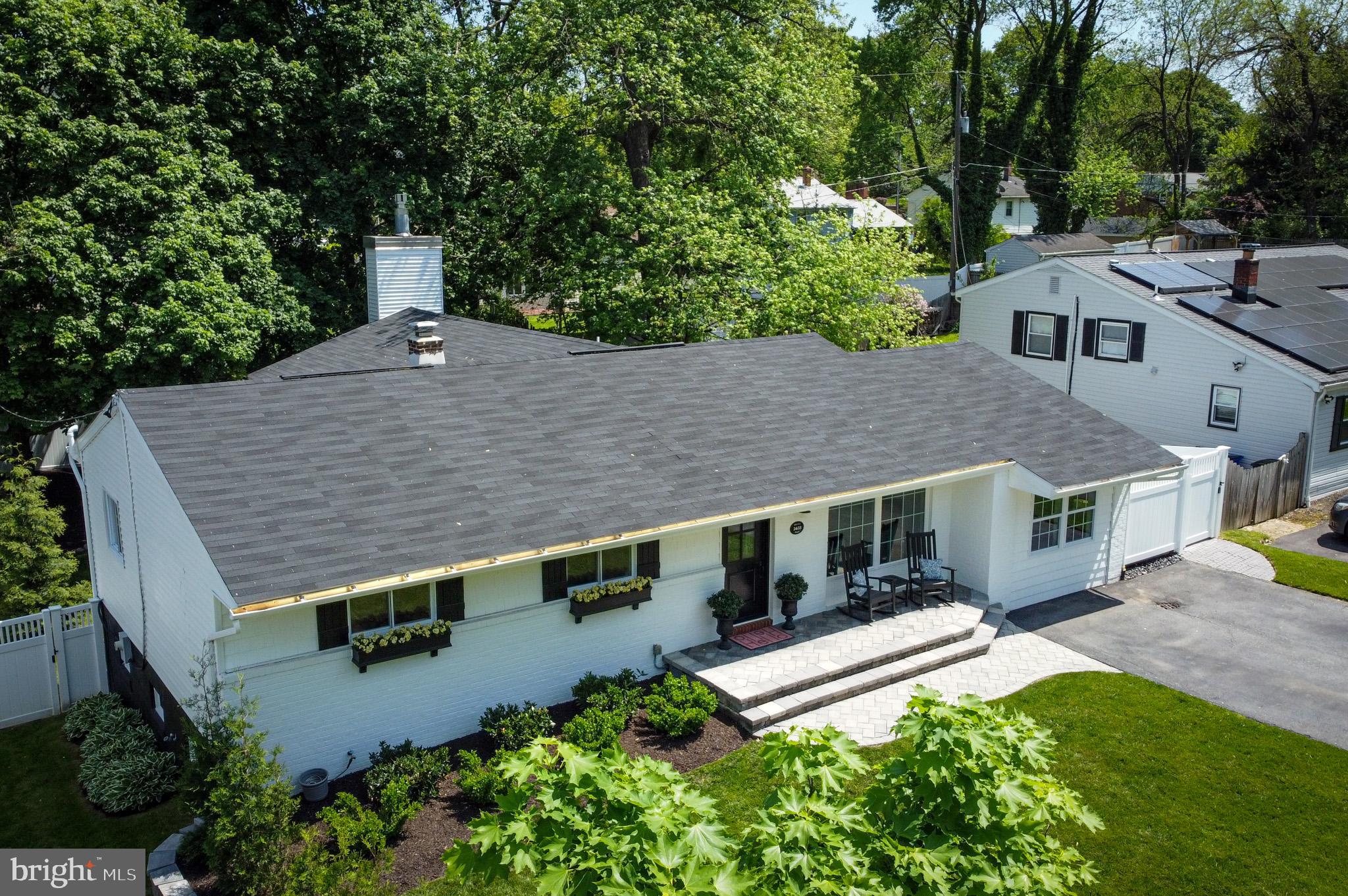 3633 Valley Road Ellicott City, MD 21042 - Photo 64 of 72 an aerial view of a house with a yard