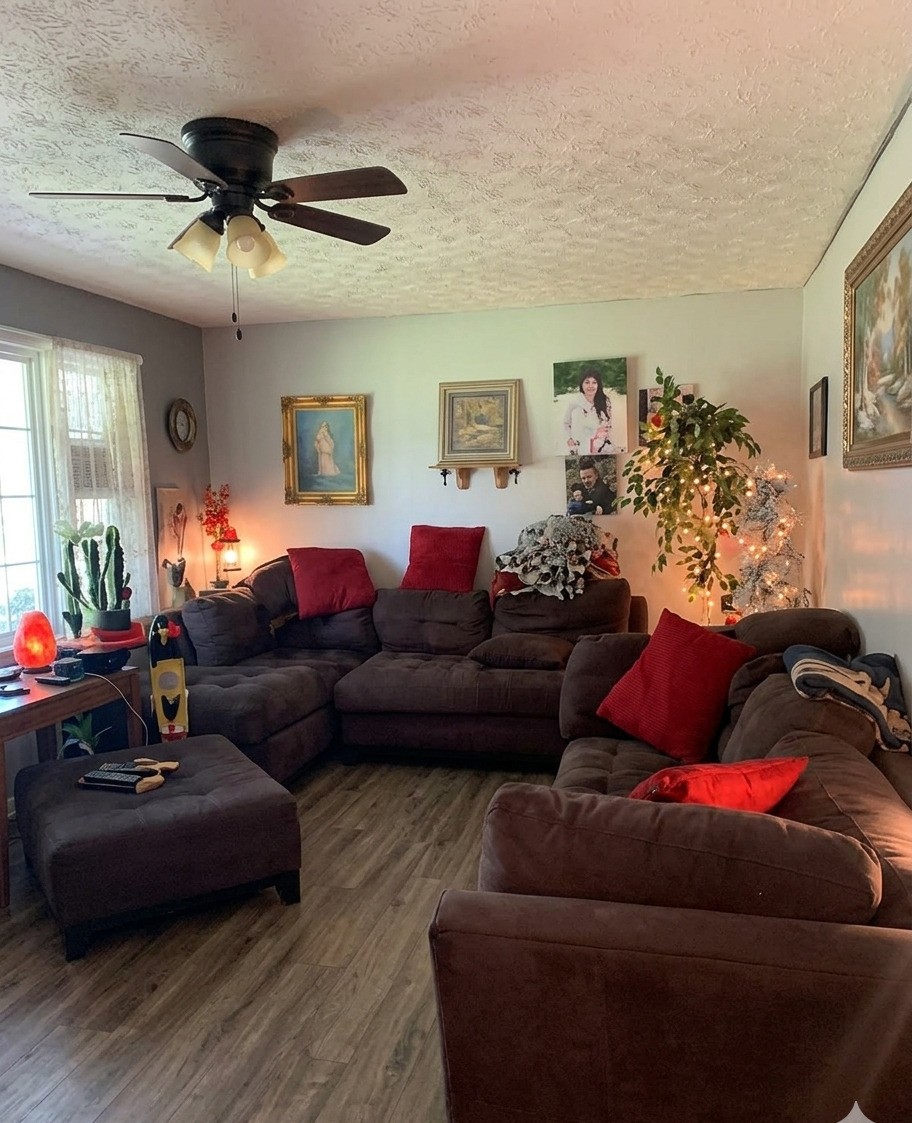 2058 Jefferson Road Smithville, TN 37166 - Photo 5 of 10 a living room with furniture and a ceiling fan