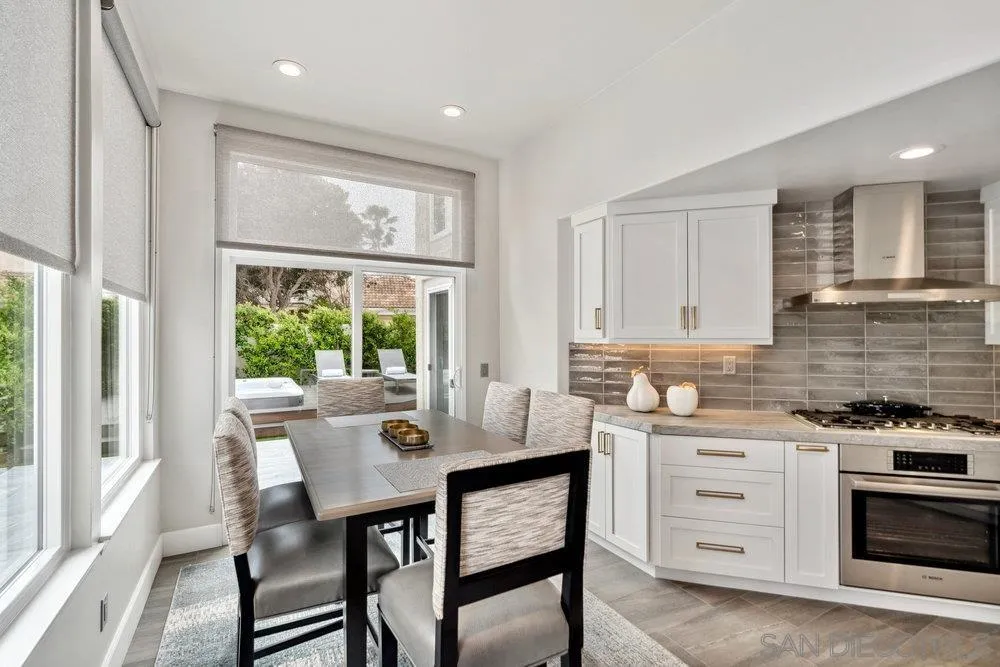 12 Mardi Gras Road Coronado, CA 92118 - Photo 11 of 70 a kitchen with a table chairs and a window