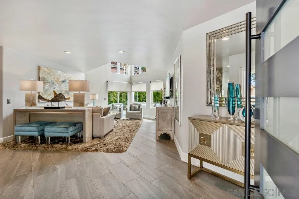 12 Mardi Gras Road Coronado, CA 92118 - Photo 23 of 70 a living room with furniture a wooden floor and next to a large window