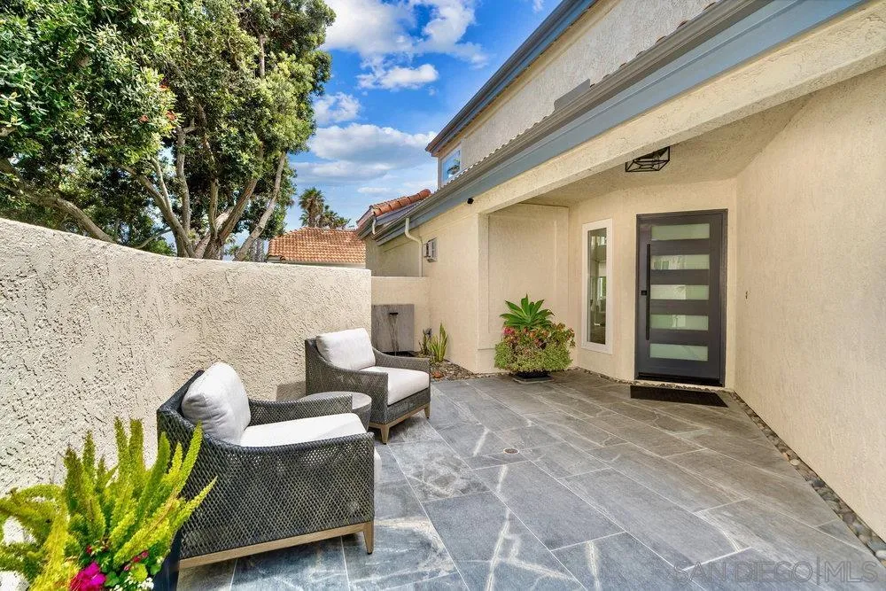 12 Mardi Gras Road Coronado, CA 92118 - Photo 51 of 70 a view of a patio with furniture and a potted plant
