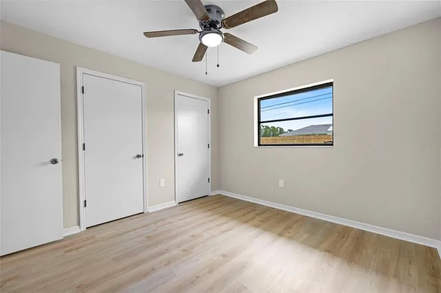 wooden floor in an empty room