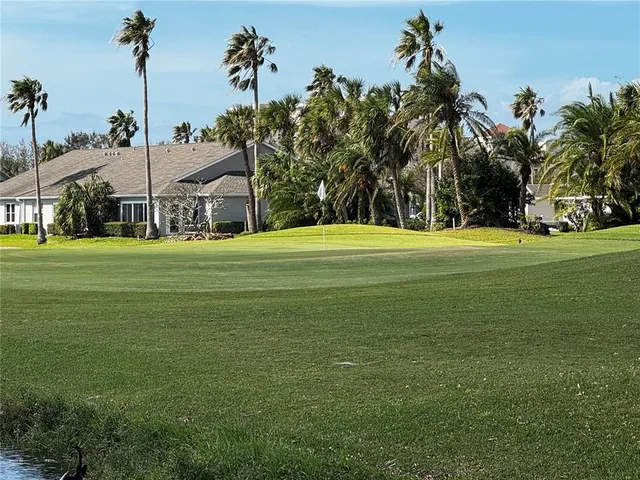 a view of a golf course