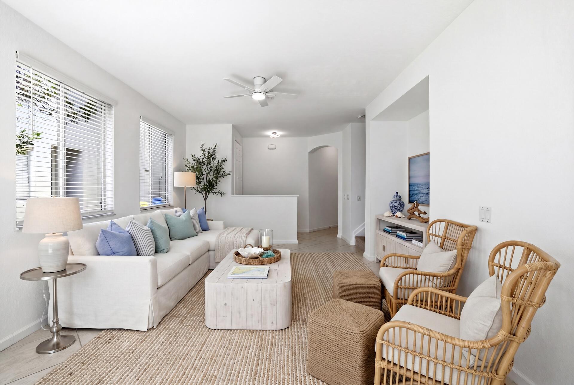 Living Room Staged